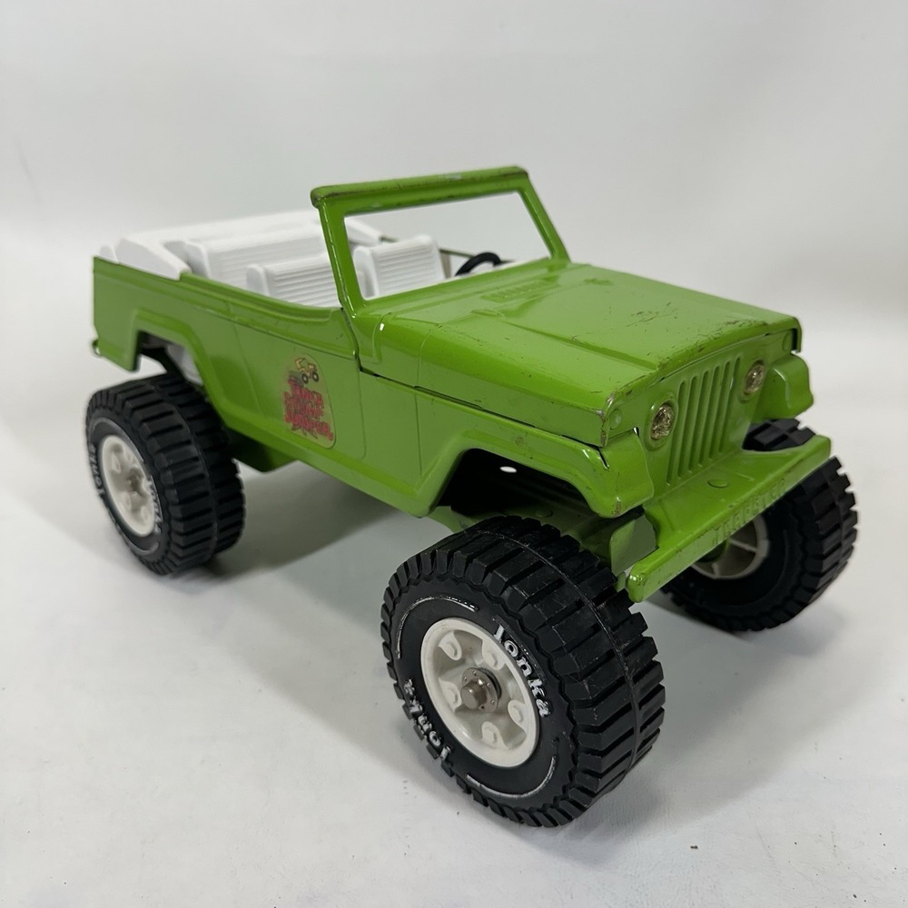 Tonka 49250 Stump Jumper Jeep 4x4 Truck Green Vintage 70's